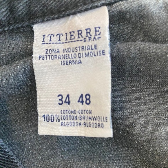 Vintage Versace Jeans Couture Black Denim Straight Leg Men Size 34 - Picture 8 of 9